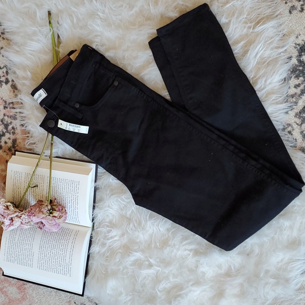 Madewell 10" High-Rise Skinny Jeans in Carbondale Wash, size 25, NWT